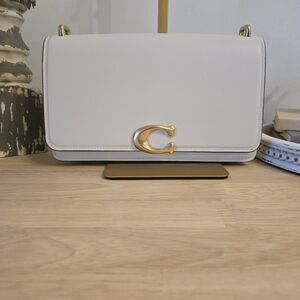 Coach Lux Bandit Shoulder Bag – Ivory (Style CC416)